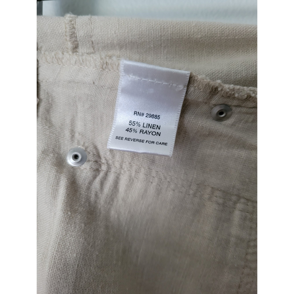 Pendeleton Women's 55% Linen Blend Midi Skirt Size 18 - Picture 5 of 6